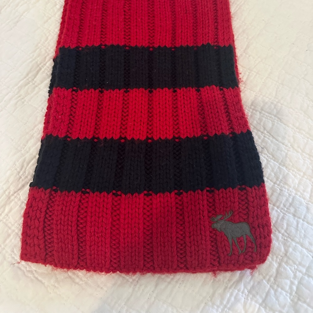 Abercrombie & Fitch Red Knit Fabric